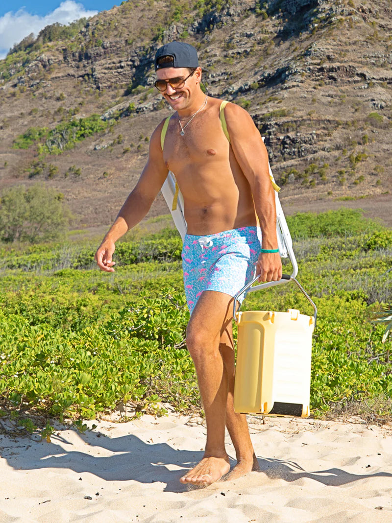 Chubbies M 5.5” Classic Swim Trunk DOMINGOS FOR FLAMINGOS
