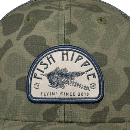 Fish Hippie M Flyin Trucker OLD SCHOOL