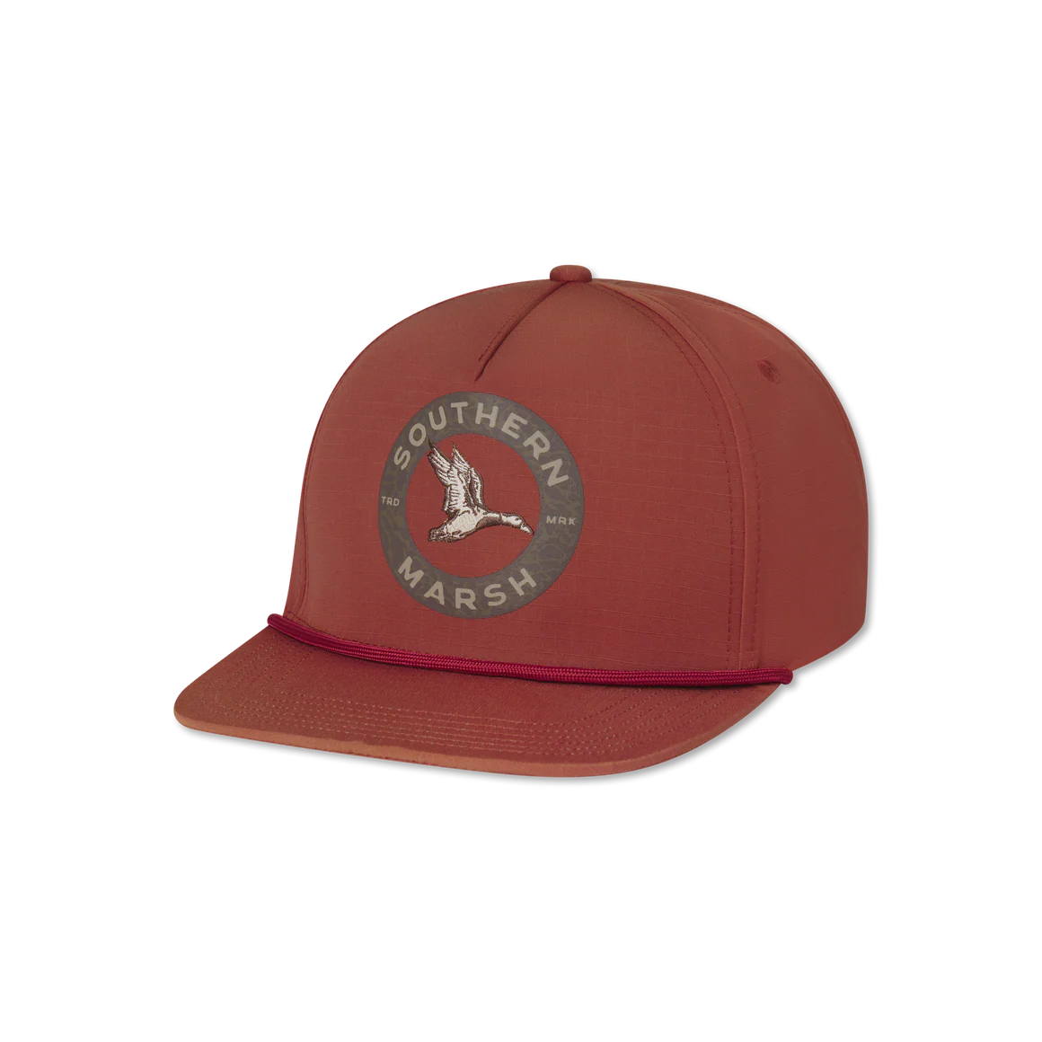 Southern Marsh Ensenada Rope Hat Flight Camo MAROON