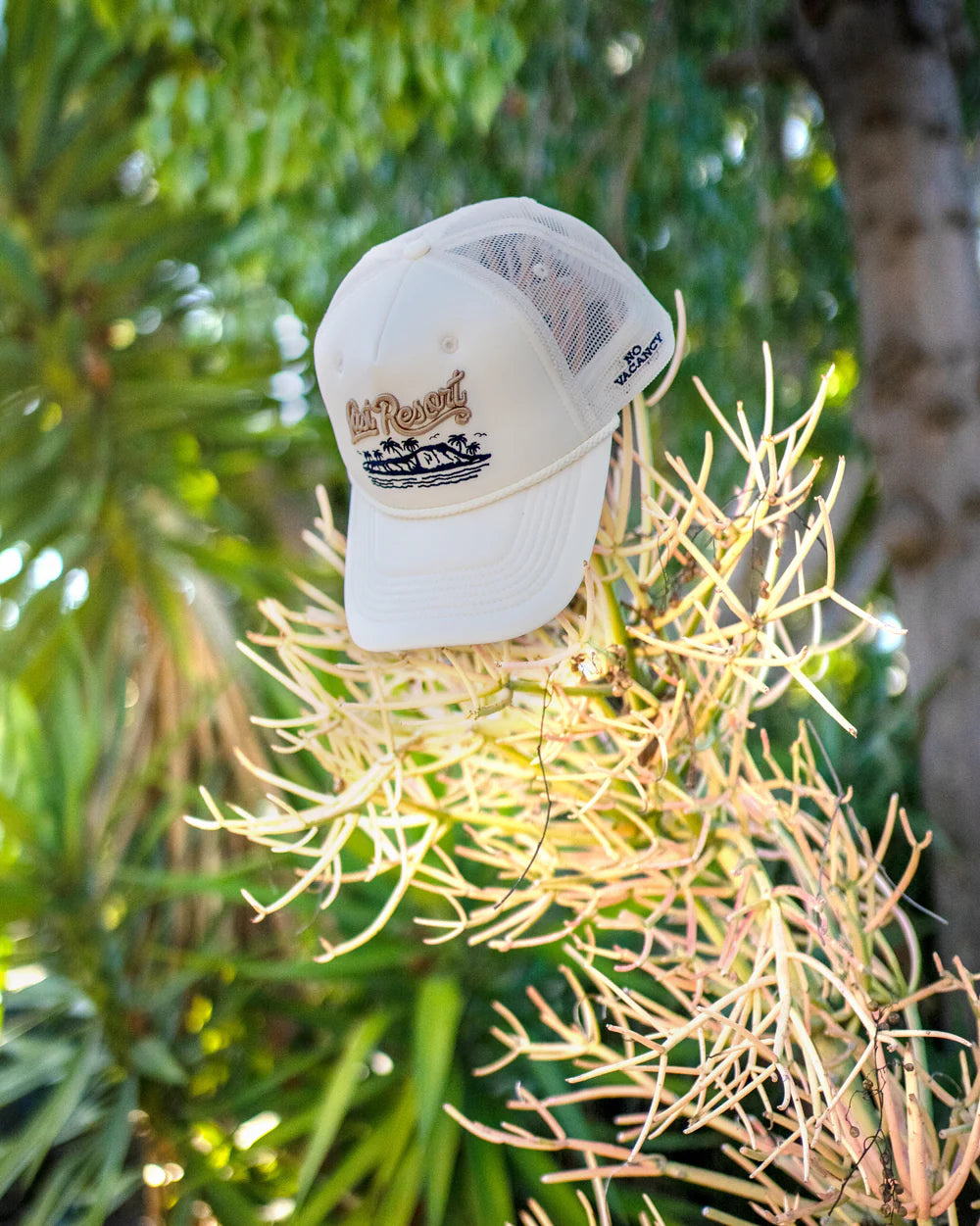 Hemlock Hat Co Last Resort Foam Trucker BONE