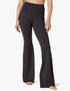 Beyond Yoga W Heather Rib All Day Flare Pant BLACK