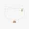 Pura Vida Rose Gold Hedgehog Charm Bracelet WHITE