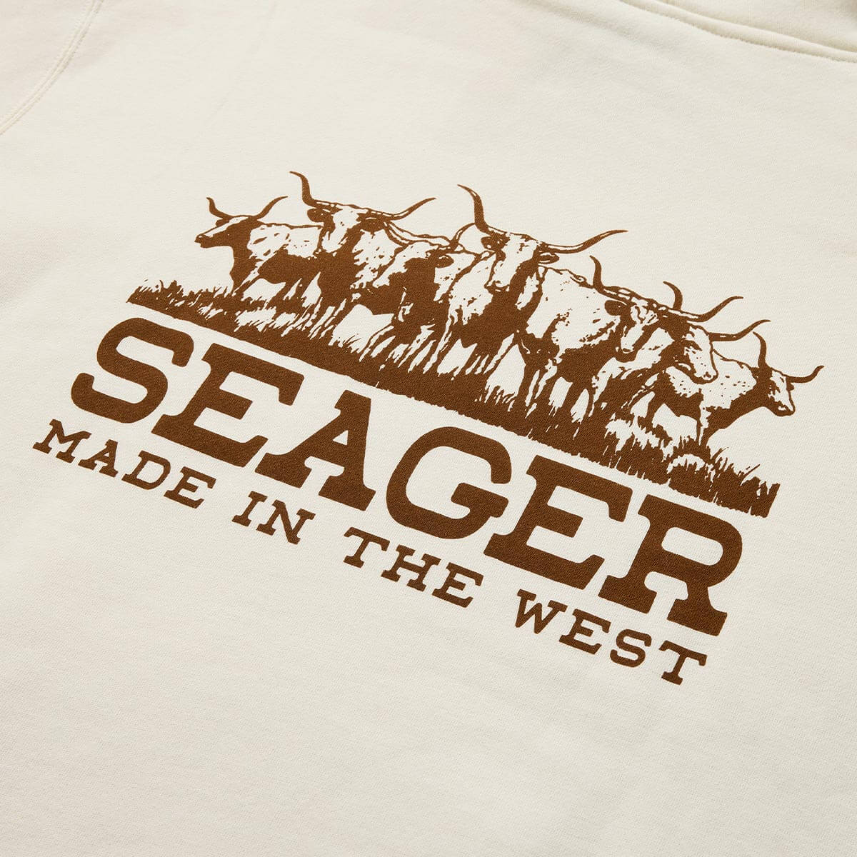 Seager M The Herd Hoodie BONE