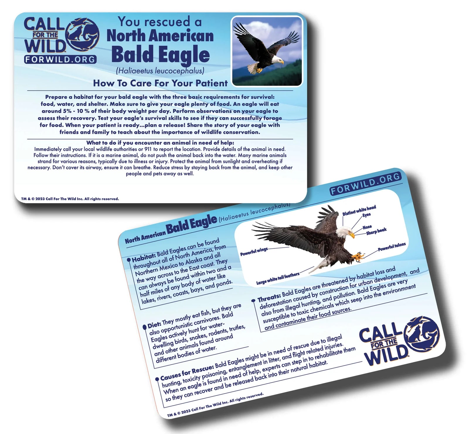 Call For The Wild Plush Rescue Eagle