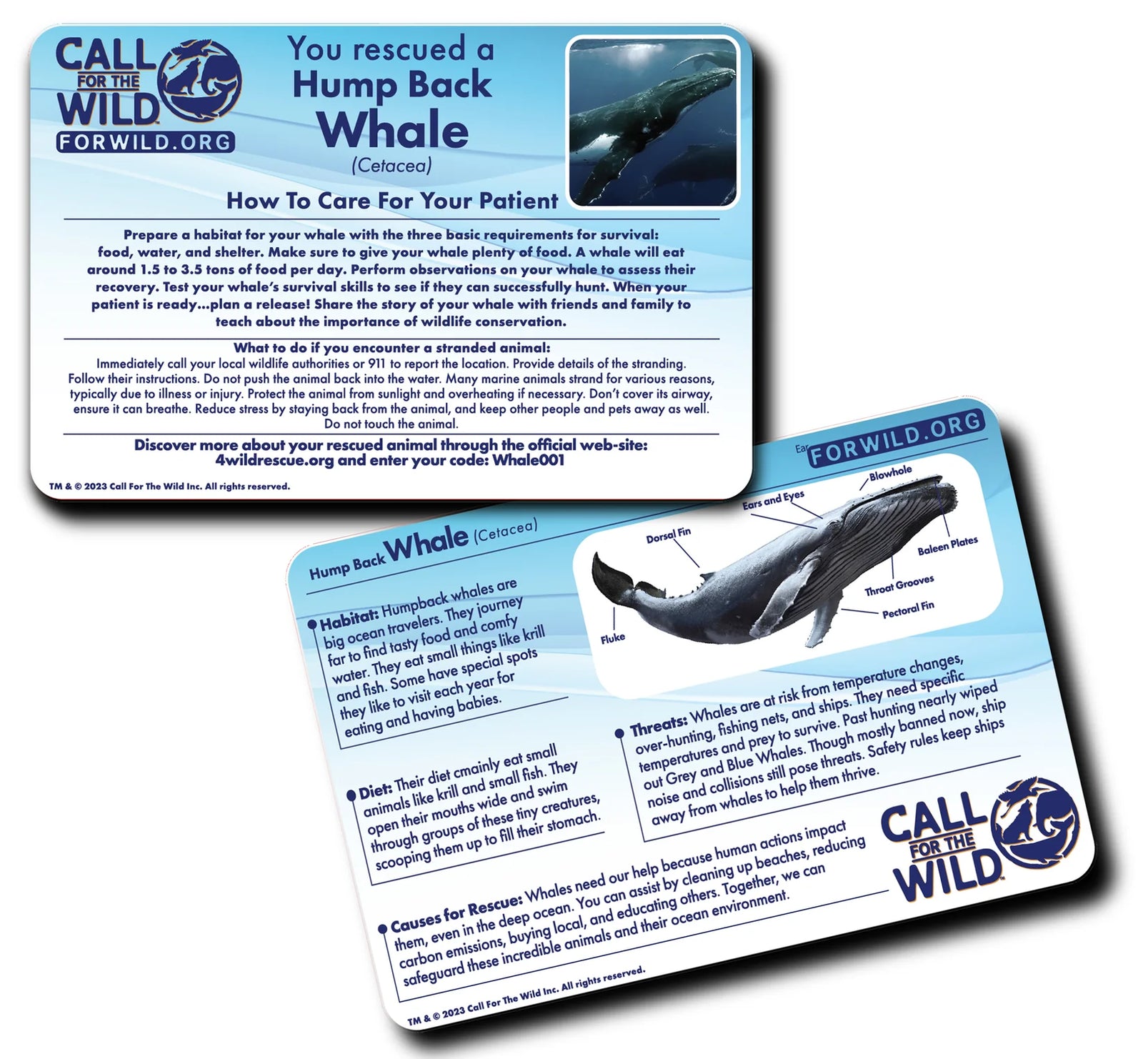 Call For The Wild Plush Rescue Whale