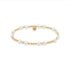 Bara Boheme Kimberly Pearl 2Tone Beaded Bracelet Gold Filled