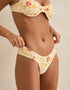 Rhythm W Wildflower Soft Side Holiday Pant WHITE/YELLOW