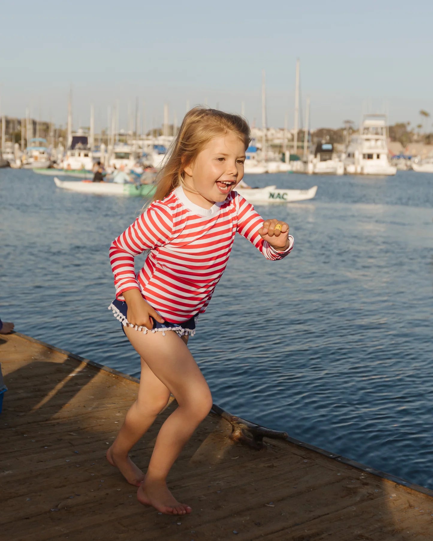 Feather 4 Arrow Baby Sandy Toes LS Swim Set TWILIGHT