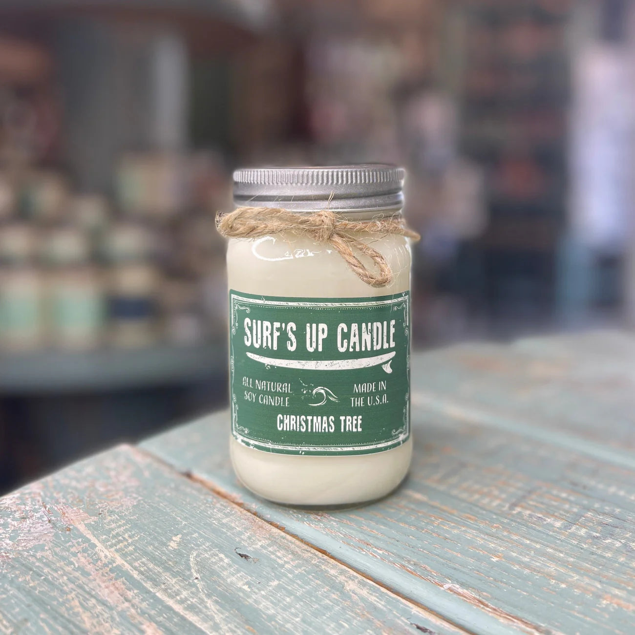 Surf's Up 16 oz Candle CHRISTMAS TREE