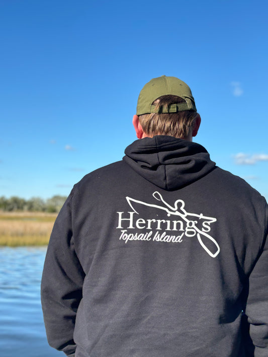 Herring's Logo Hoodie BLACK