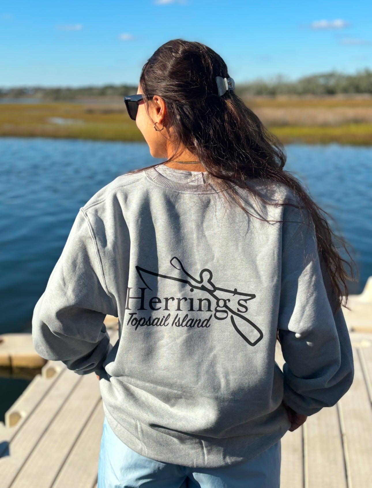 Herring's logo Sweatshirt HEATHER GREY