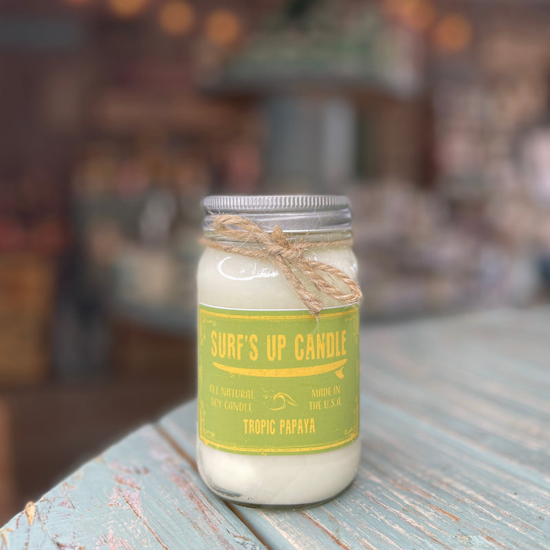Surf's Up 16 oz Candle TROPIC PAPAYA
