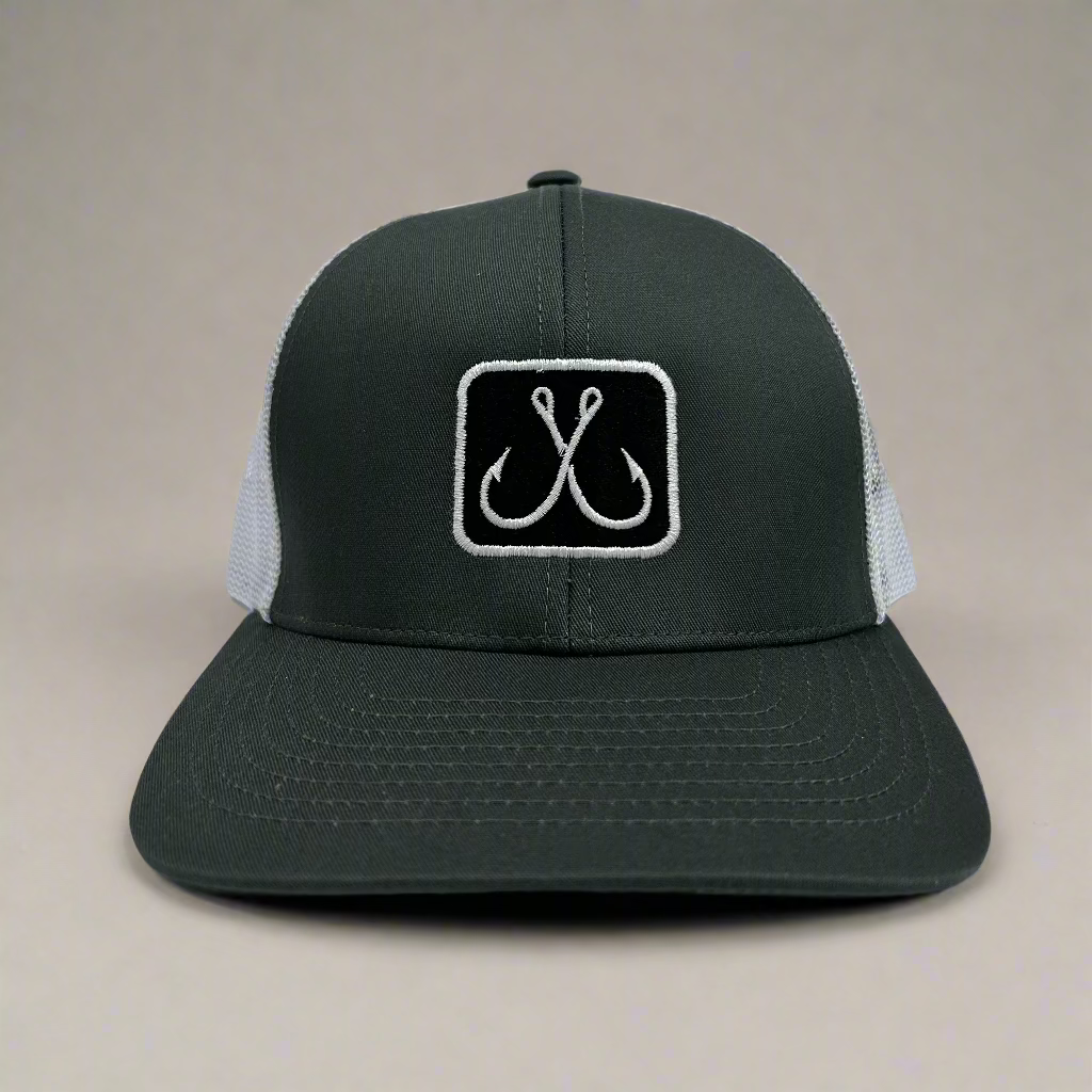 ALL STAR Crossed Hooks Trucker CHARCOAL/WHITE