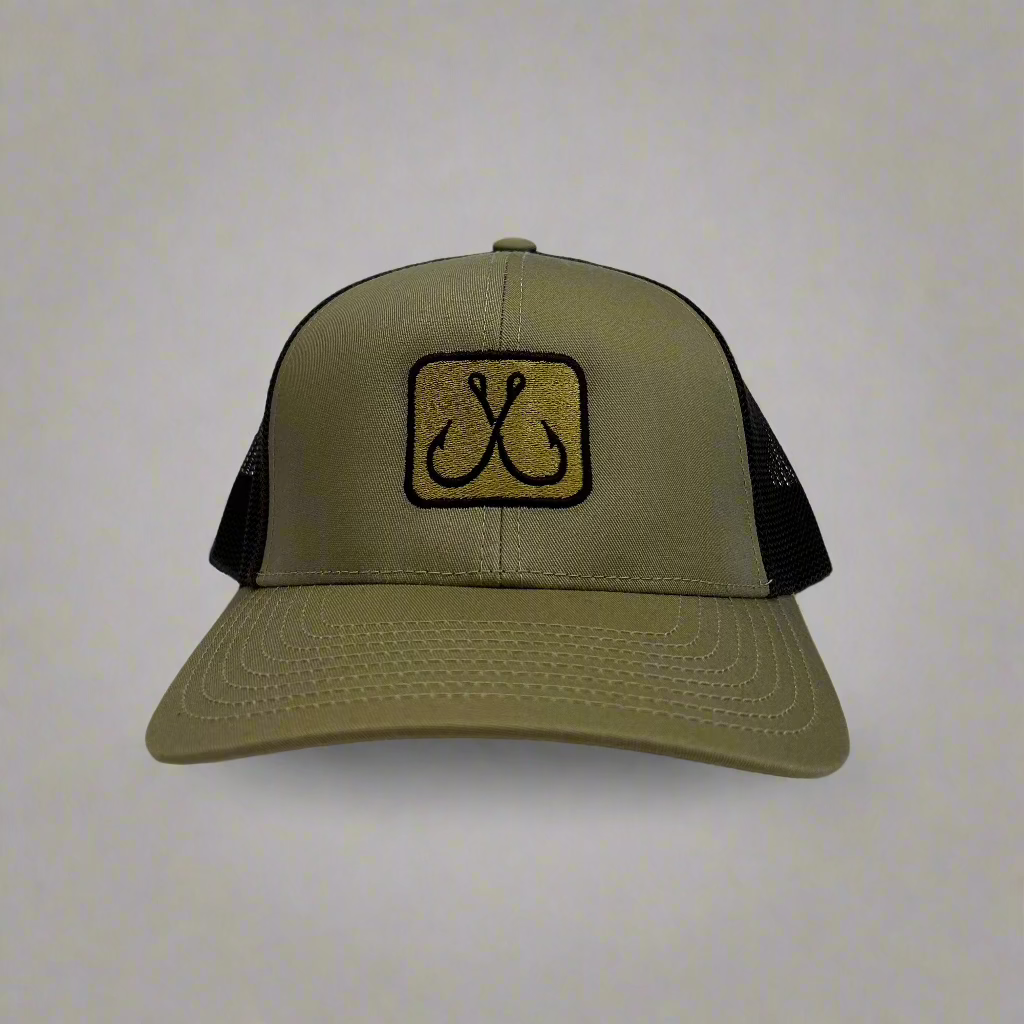 ALL STAR Crossed Hooks Trucker KHAKI/BROWN