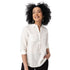 Aventura W Laken Popover Top WHITE