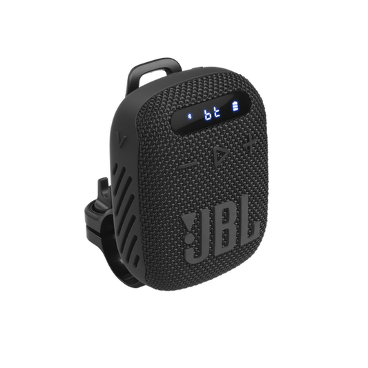 JBL Wind 3 Bike Mount Bluetooth Speaker BLACK