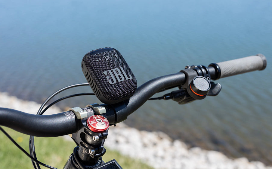 JBL Wind 3 Bike Mount Bluetooth Speaker BLACK