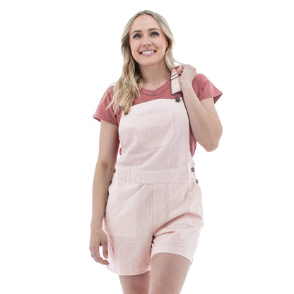 Old Ranch W Leona Overall Short ROSE