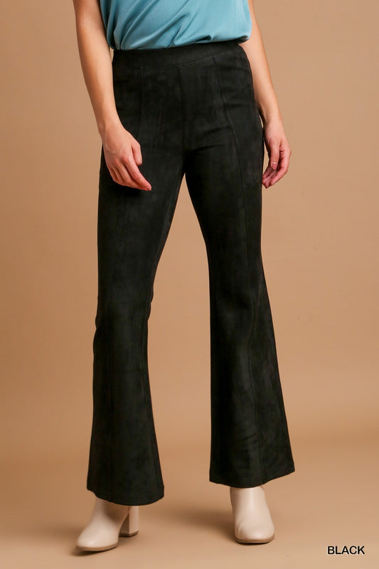 Umgee W Flare Leg Pant BLACK