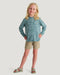 Free Fly Toddler Shade Hoodie DRIFTER PRINT SEA PINE