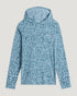 Free Fly Youth Bamboo Shade Hoodie DRIFTER PRINT SEA PINE
