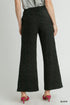 Umgee W Textured Chevron Pant BLACK