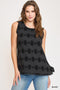 Umgee W Swiss Dot Tank BLACK