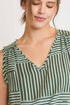 Umgee W Mixed Stripe Tank MINT