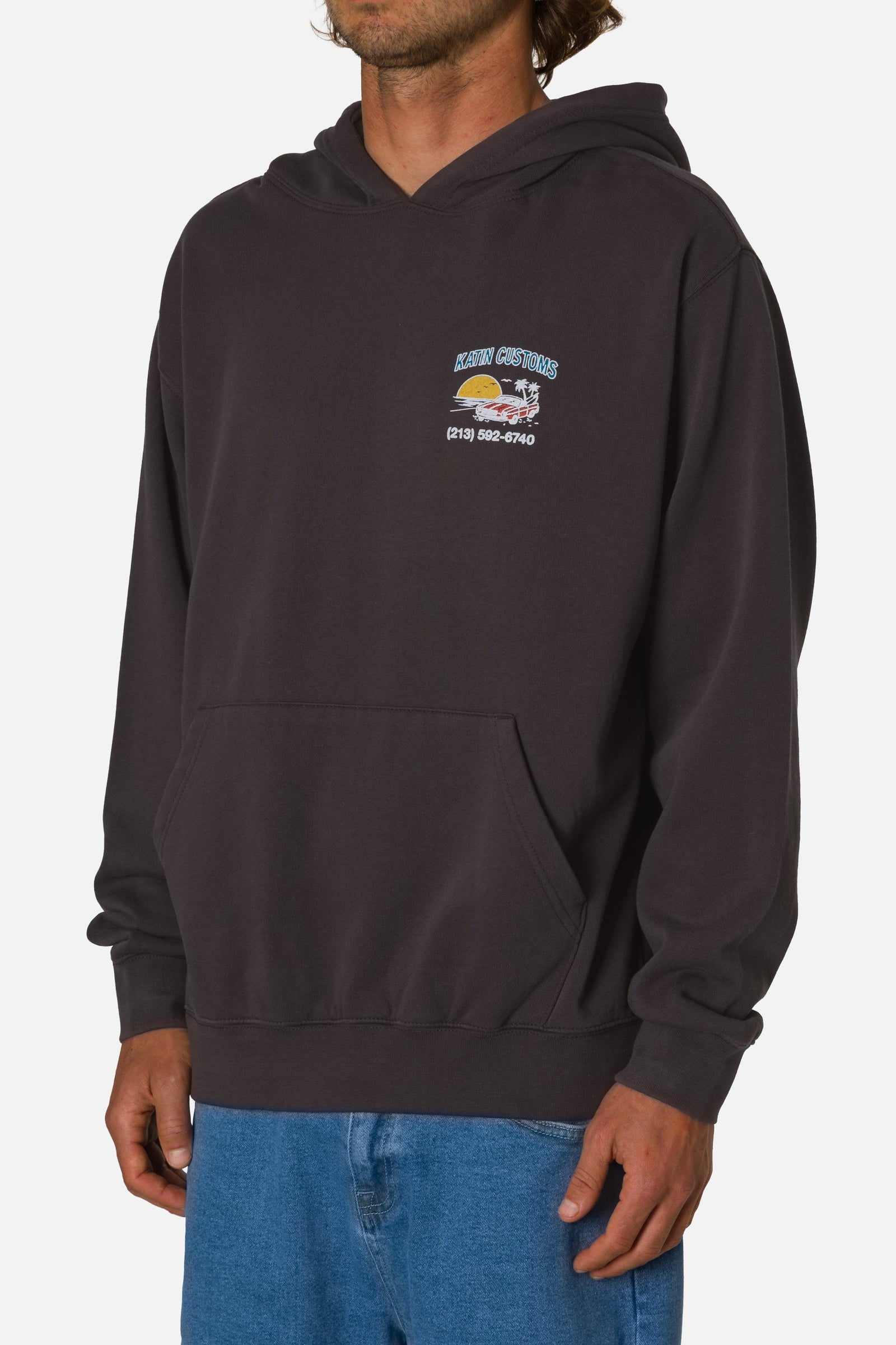 Katin M Alamitos Hoodie BLACK WASH