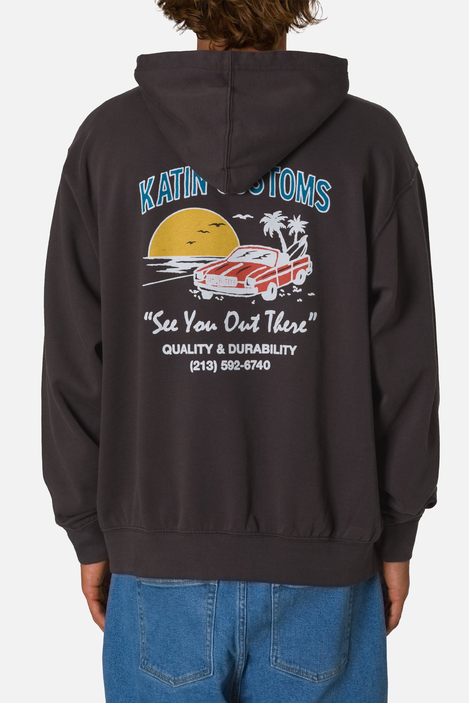 Katin M Alamitos Hoodie BLACK WASH