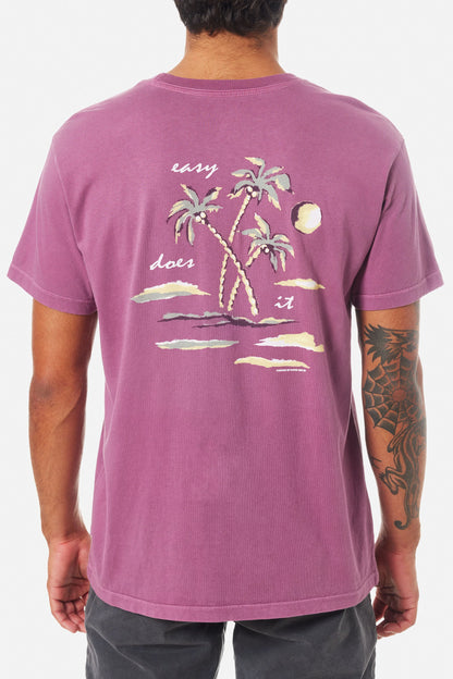 Katin M SS Aruba Tee KELP RED SAND WASH