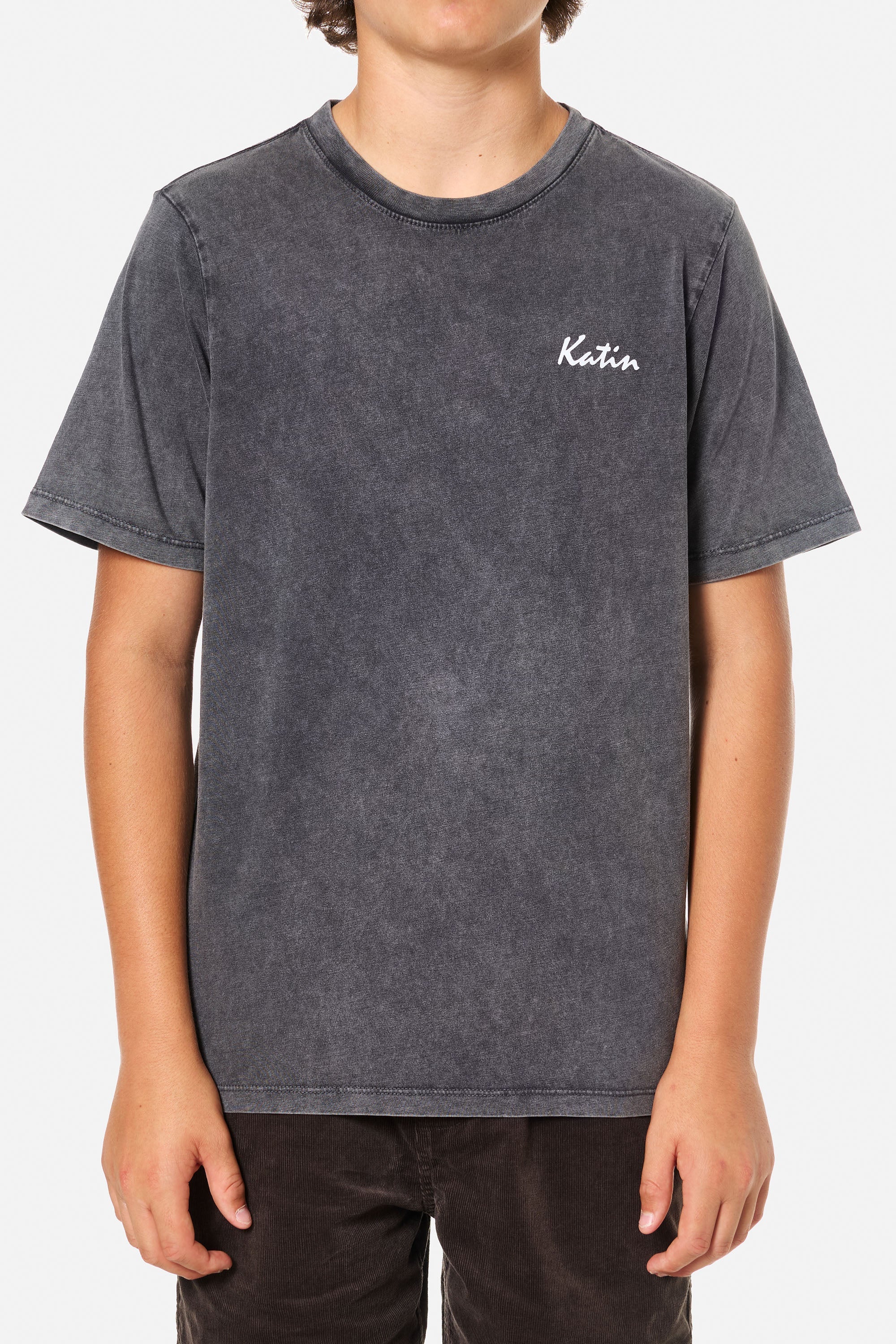 Katin Boys SS Merlin Tee BLACK SAND WASH