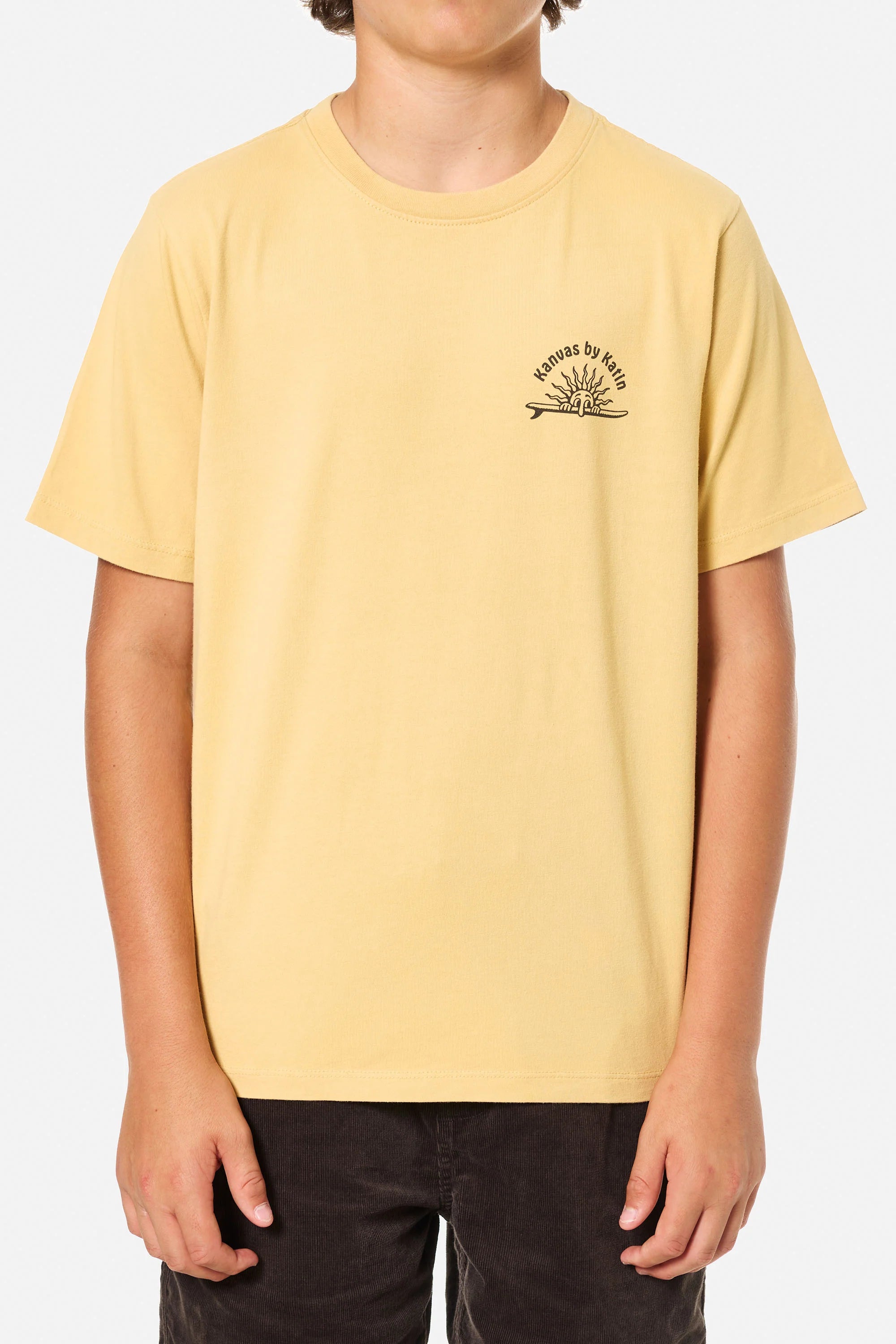 Katin Boys SS Sunny Tee BUTTER  WASH