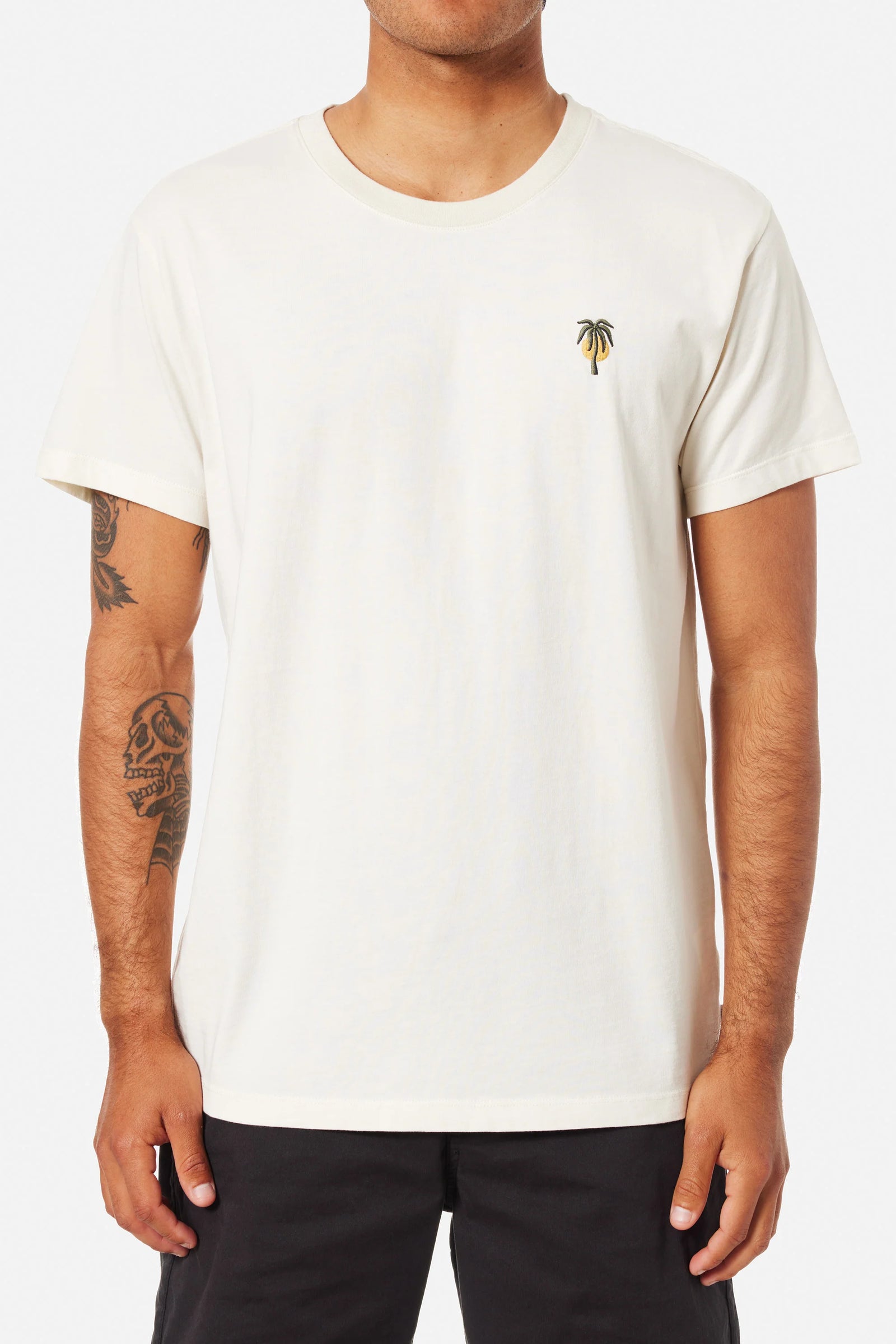 Katin M SS Crawford EMB Tee VINTAGE WHITE