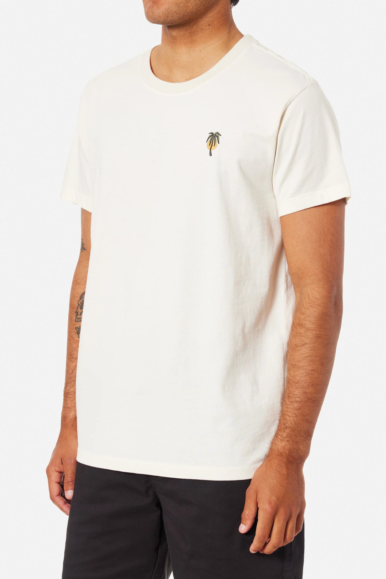 Katin M SS Crawford EMB Tee VINTAGE WHITE