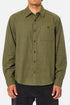 Katin M LS Derek Flannel OLIVE NIGHT
