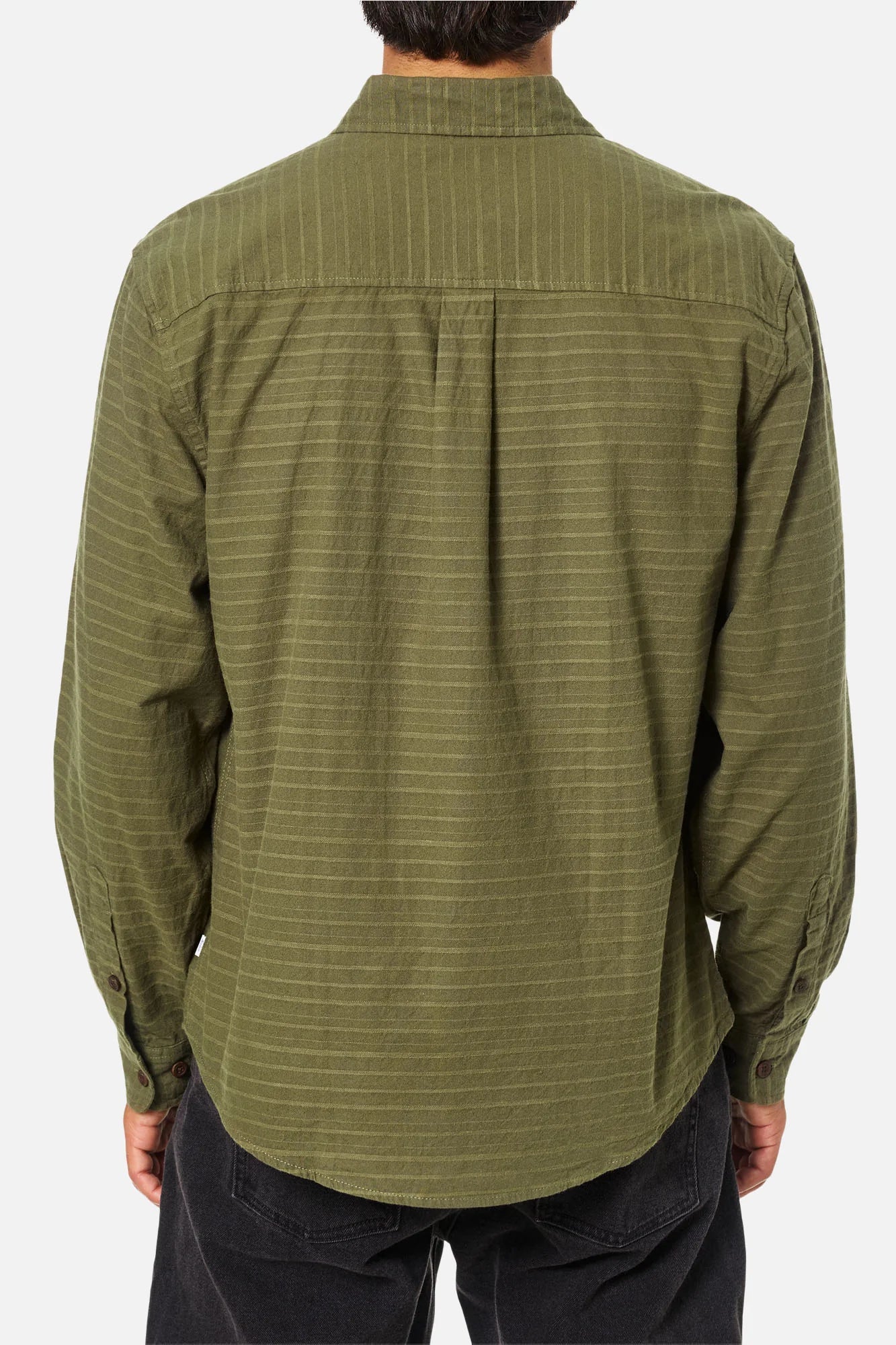 Katin M LS Derek Flannel OLIVE NIGHT