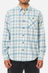 Katin M LS Derek Flannel VAPOR GRAY