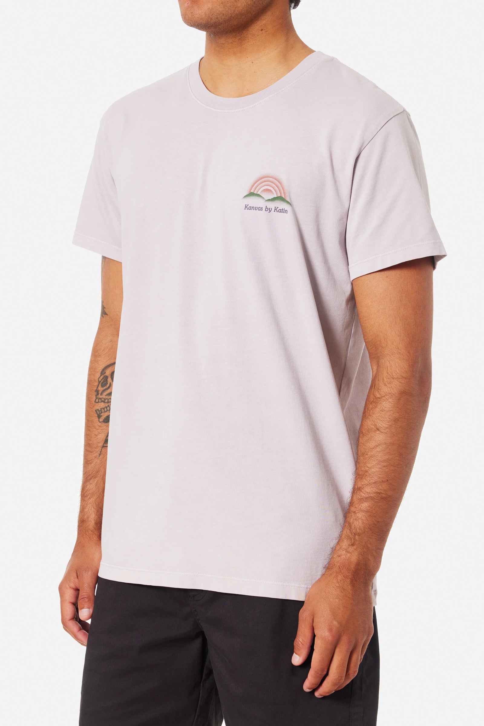 Katin M SS Distance Tee LIGHT LAVENDER PIGMENT DYE