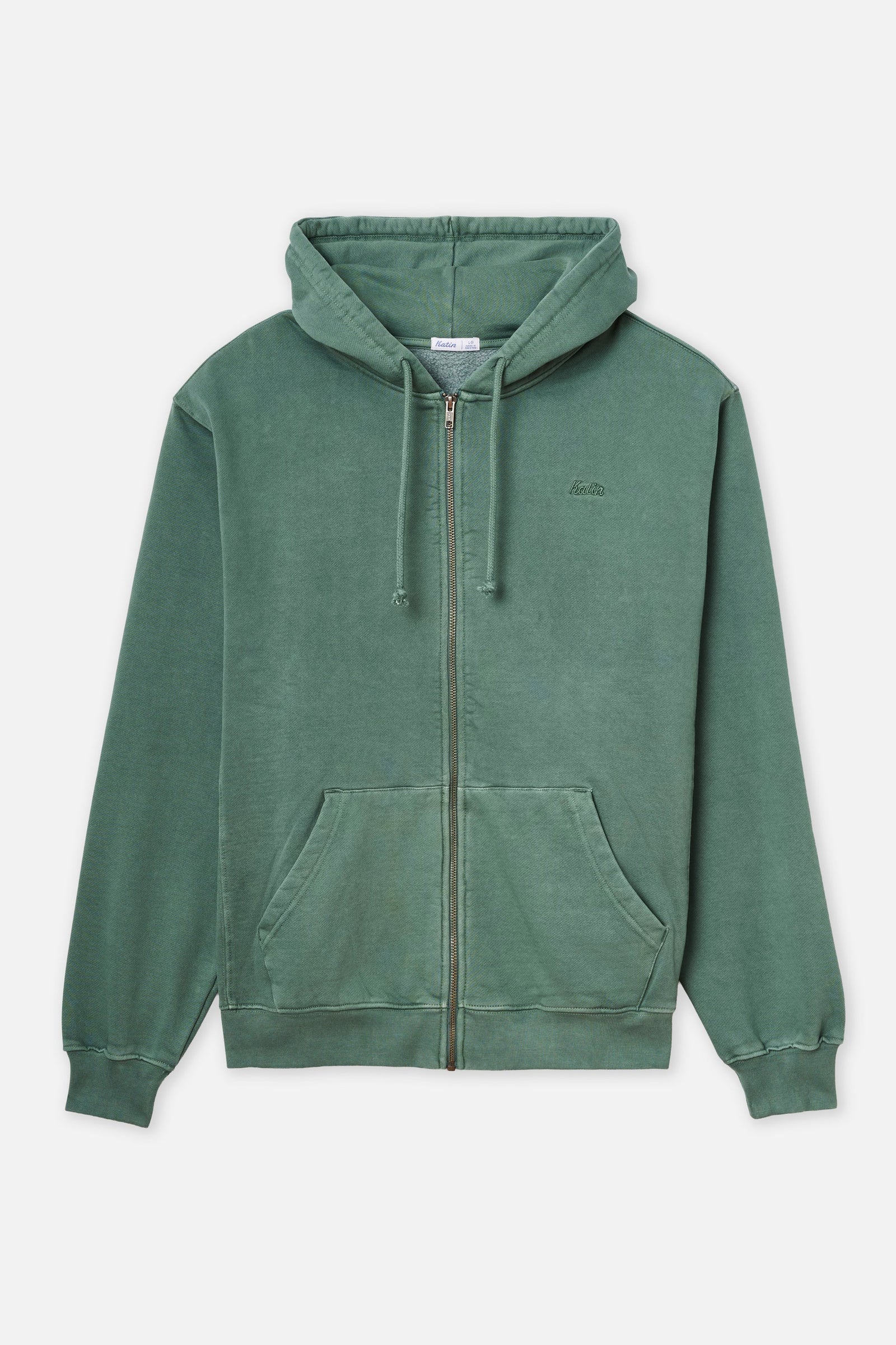 Katin M Embroidered Full Zip Hoodie DUCK