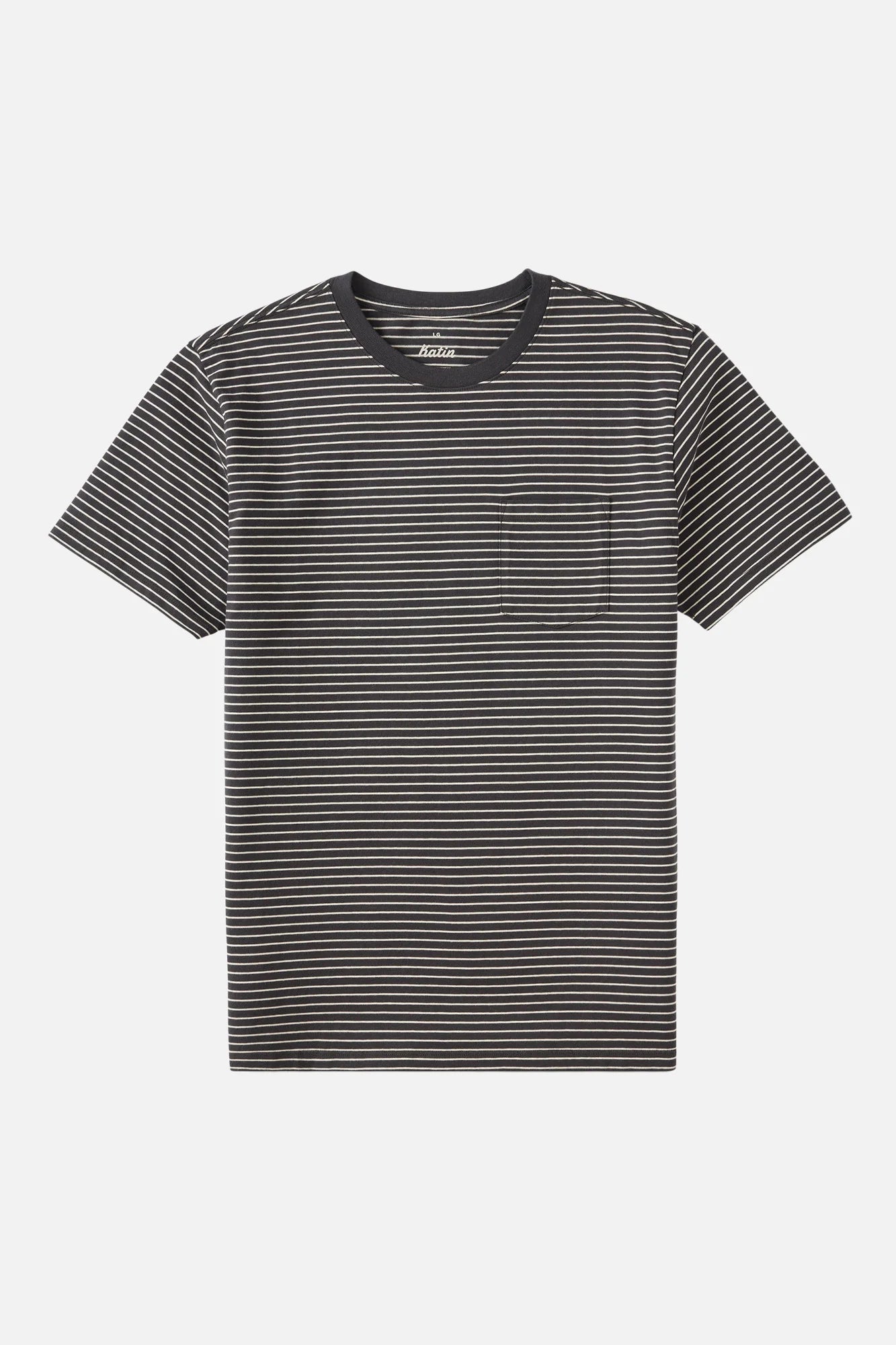 Katin M SS Finley Pocket Tee BLACK WASHED / VAPOR
