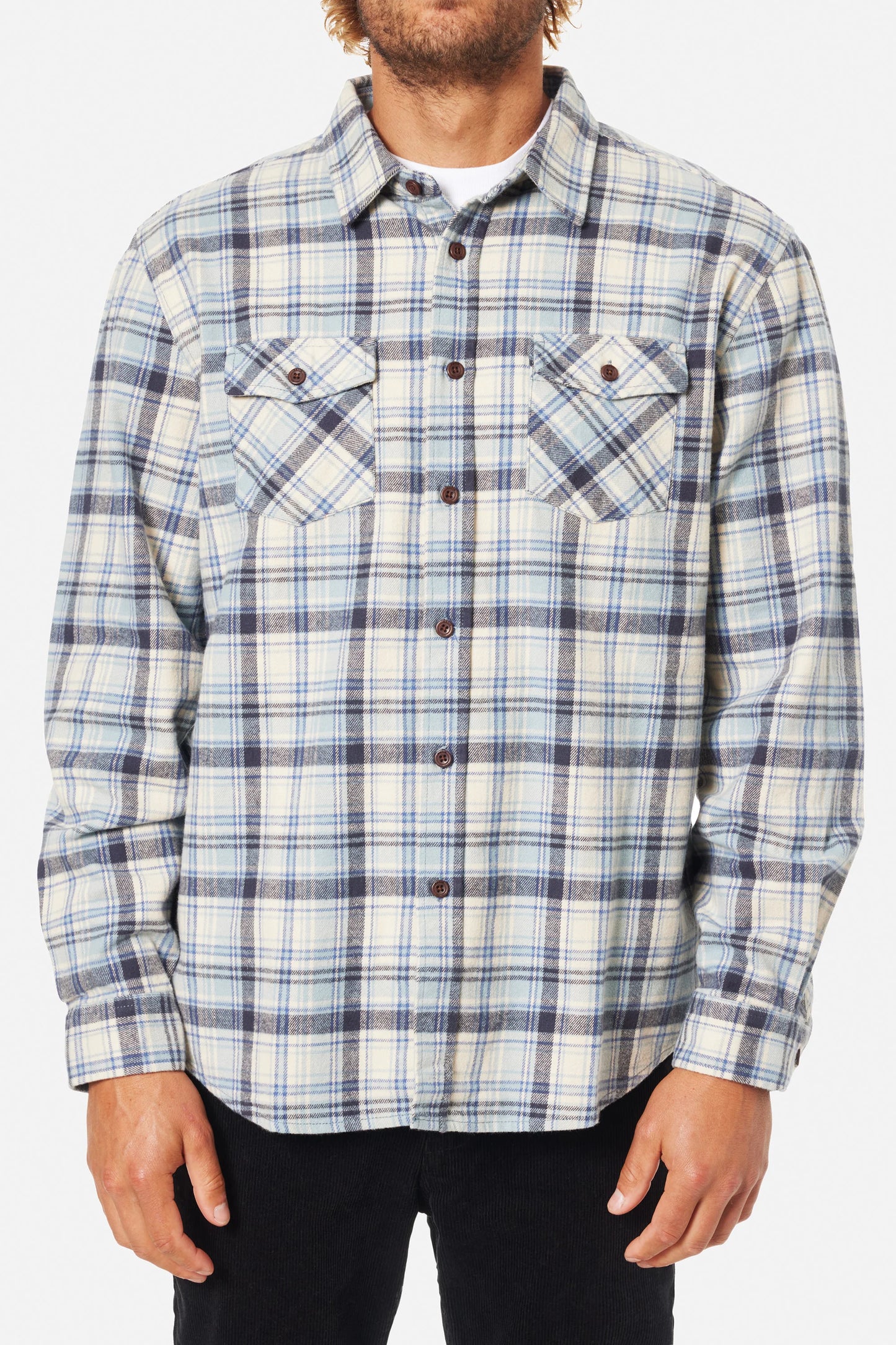 Katin M LS Fred Flannel POLAR NAVY