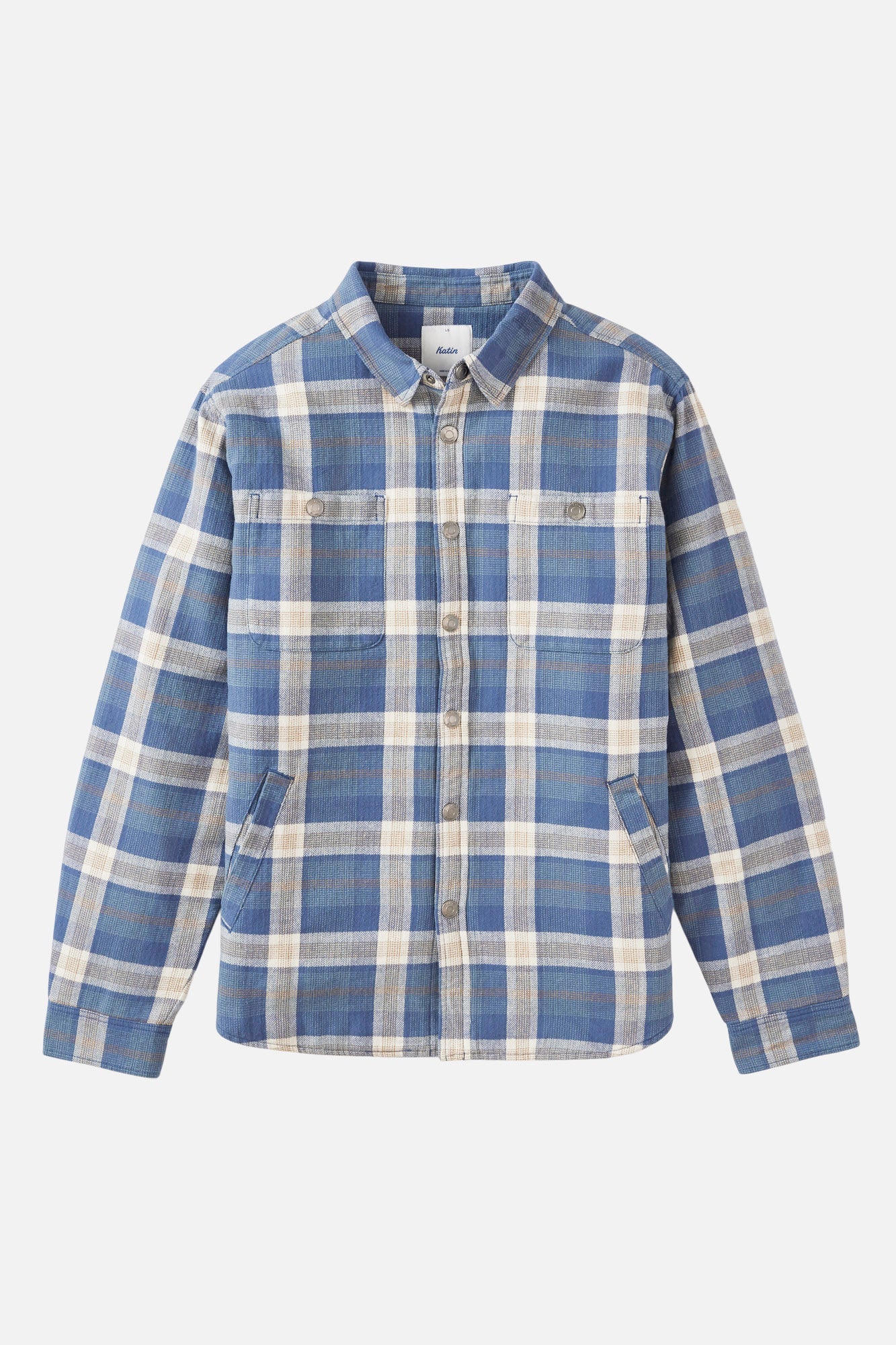 Katin M Harold Plaid Jacket WASHED BLUE