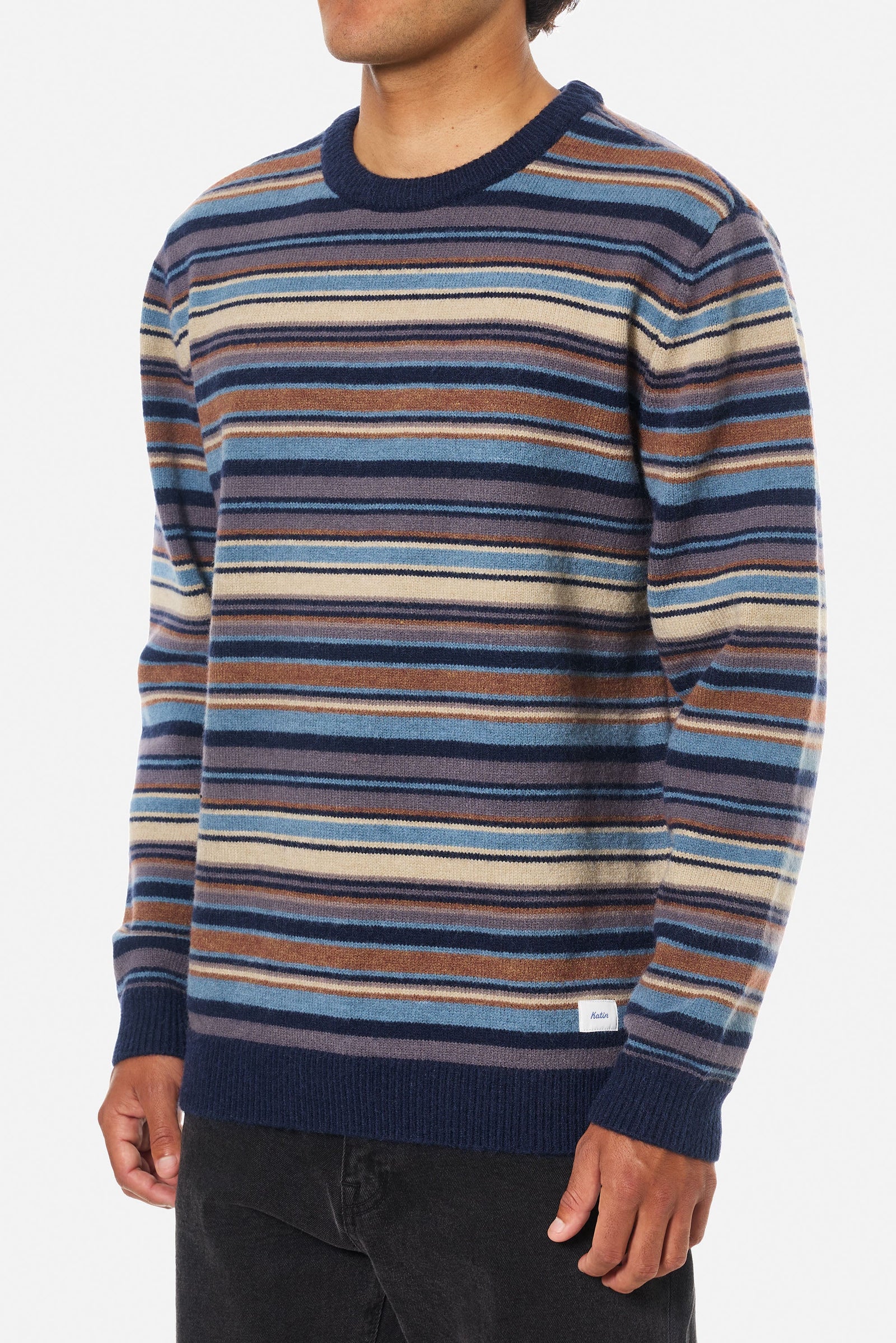 Katin M Hitch Stripe Sweater POLAR NAVY