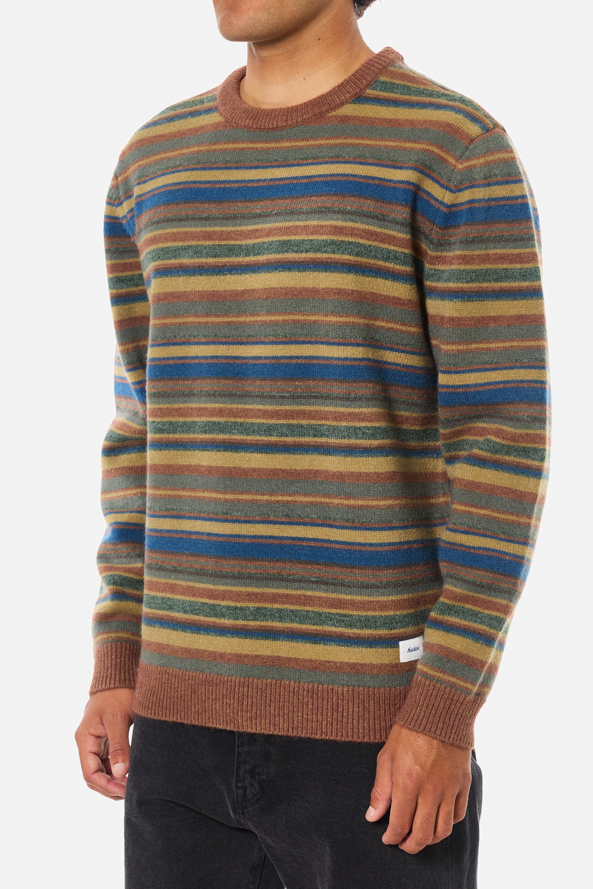 Katin M Hitch Stripe Sweater RAIN DRUM