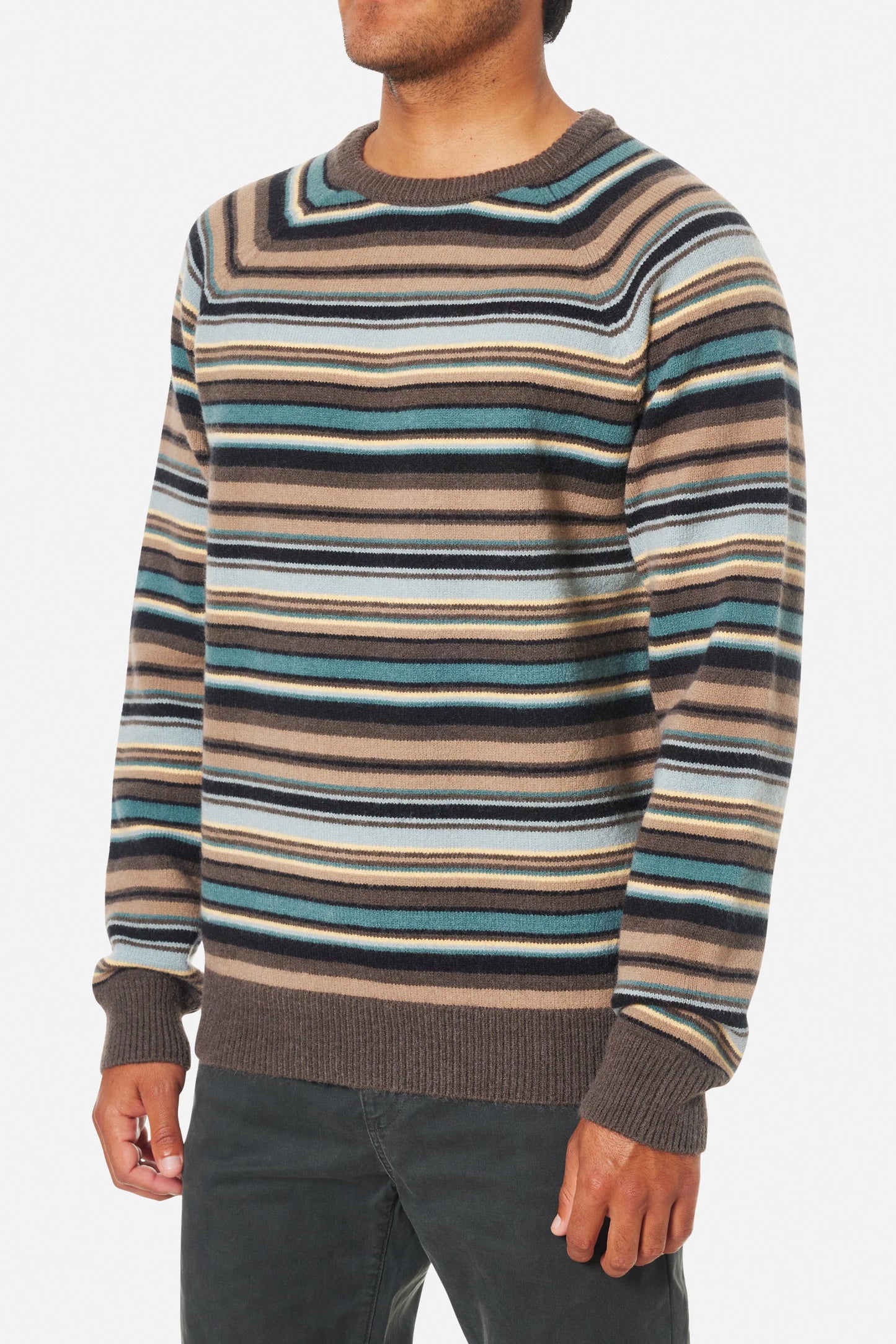 Katin M Hitch Stripe Sweater GRAVEL