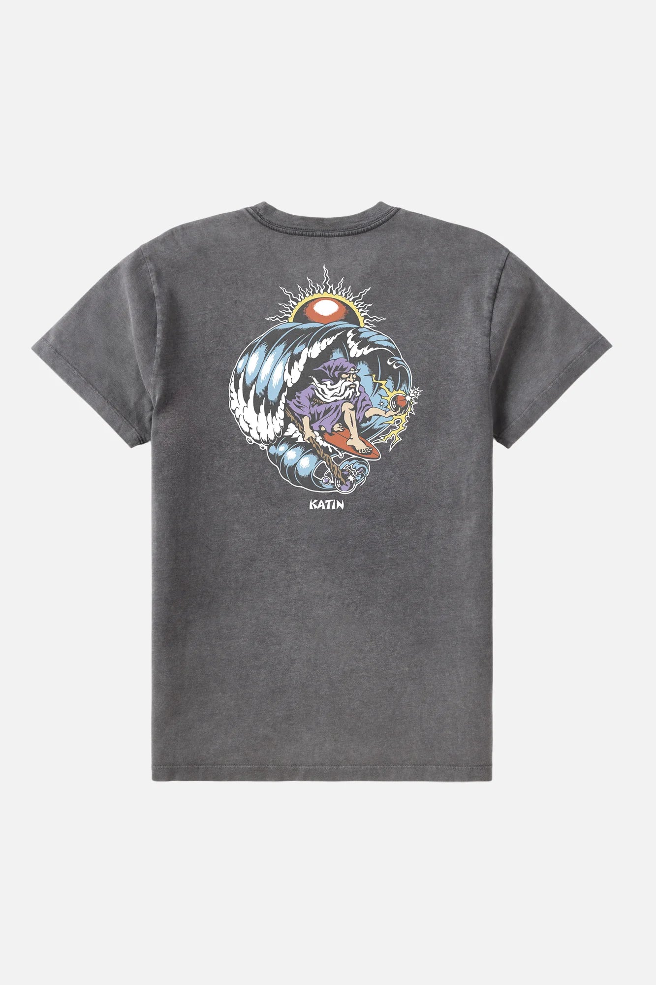 Katin Boys SS Merlin Tee BLACK SAND WASH