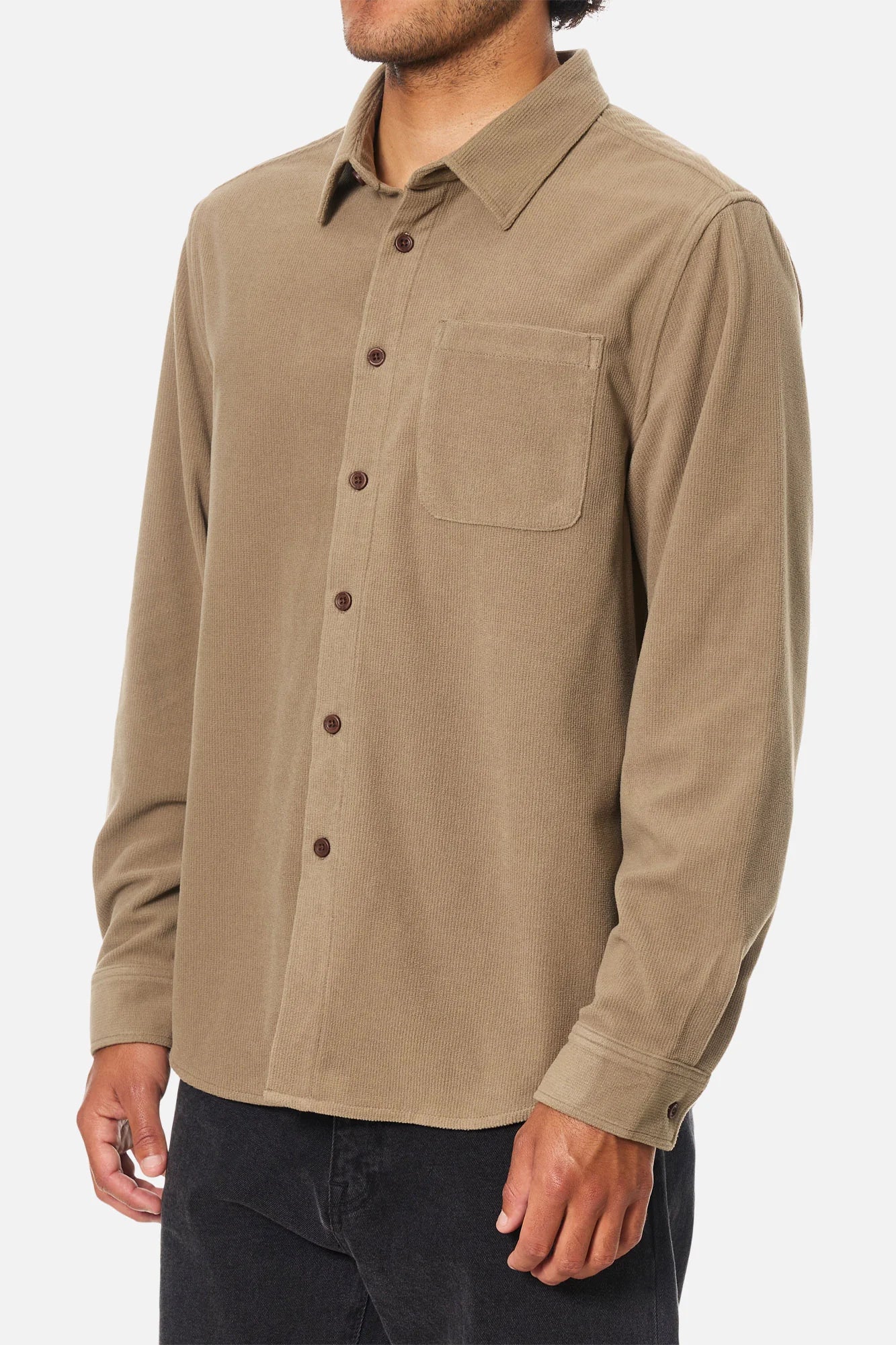 Katin M LS Roland Shirt GRAY ROCK