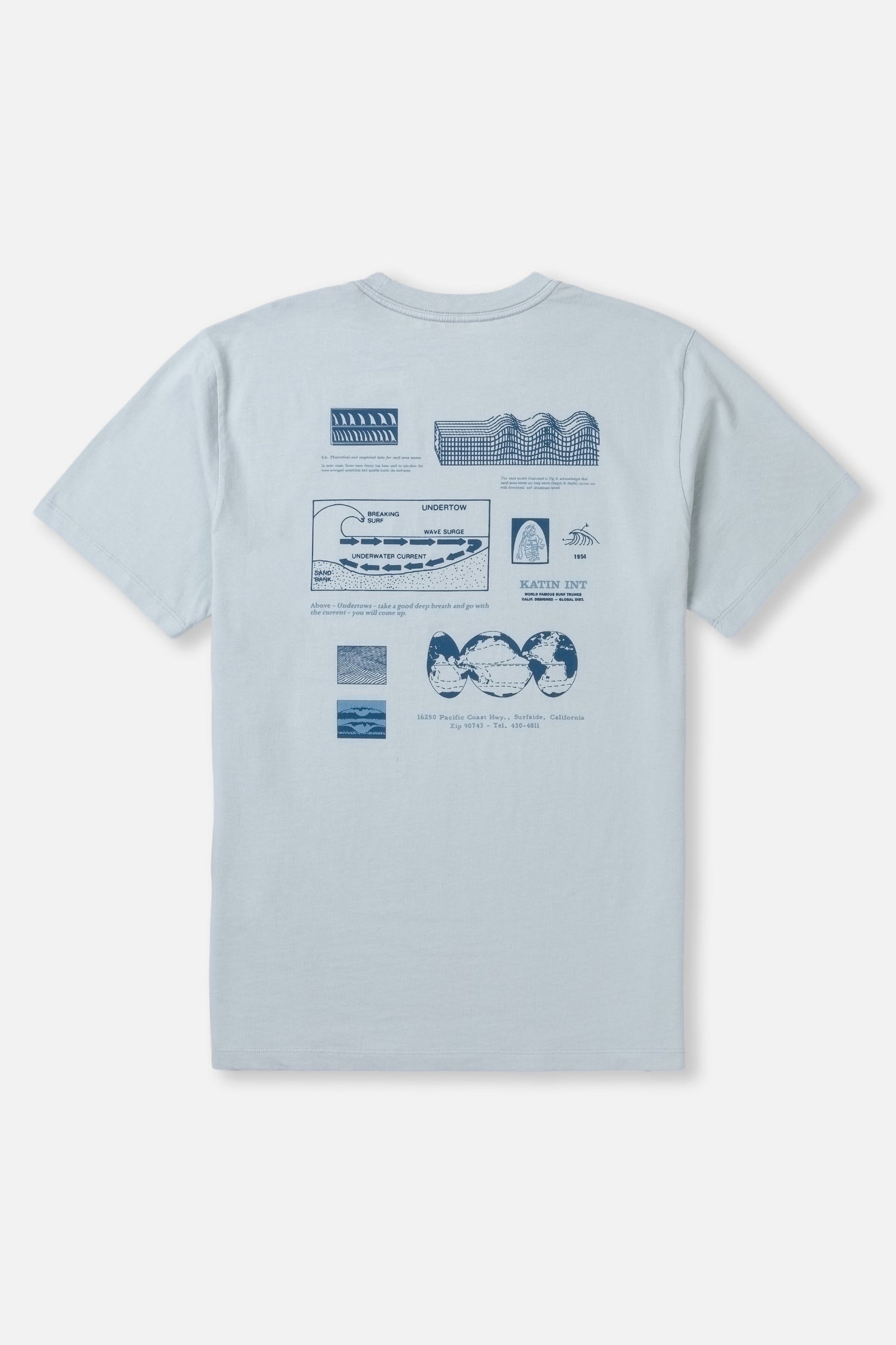 Katin M SS Undercurrent Tee LIGHT BLUE