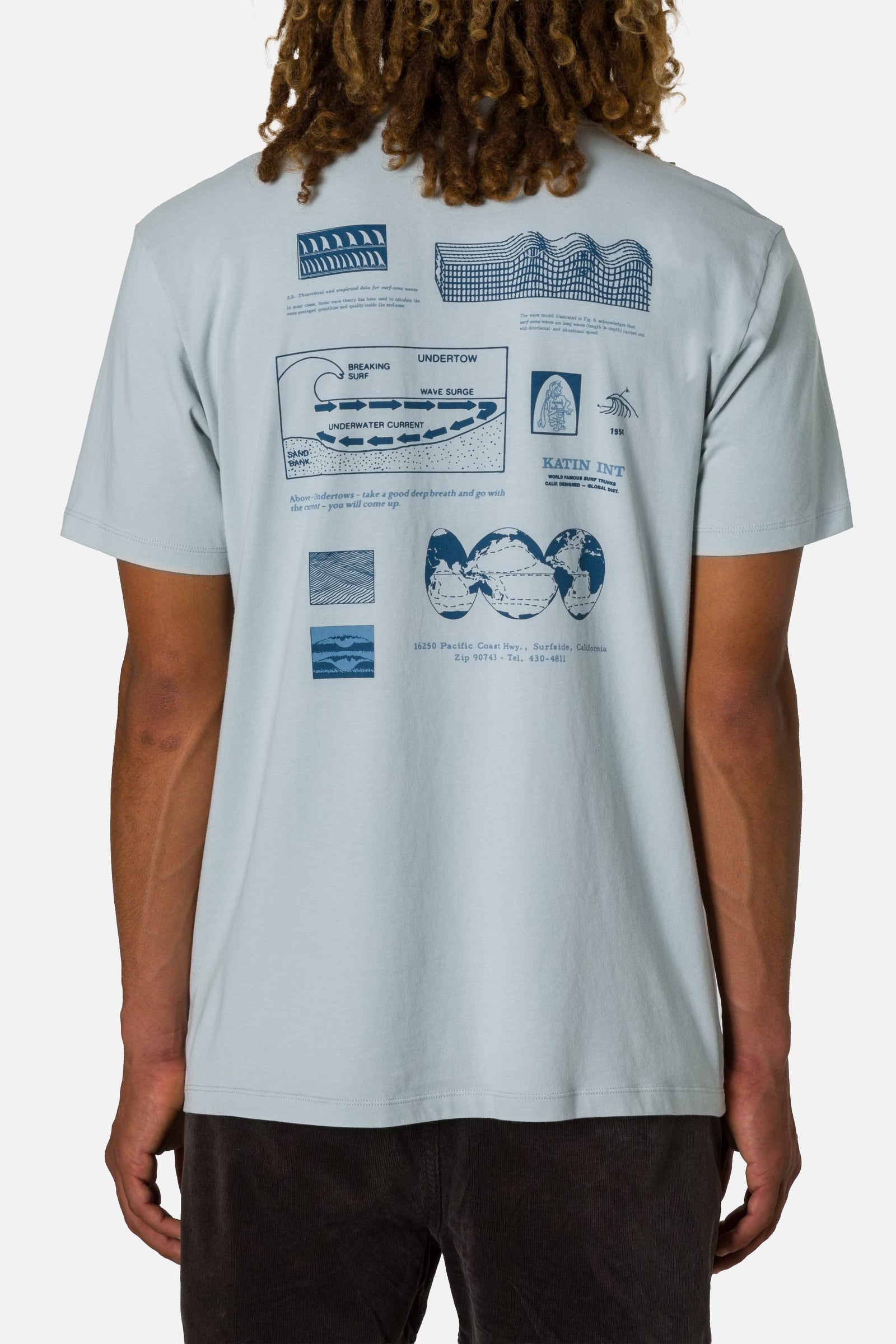 Katin M SS Undercurrent Tee LIGHT BLUE